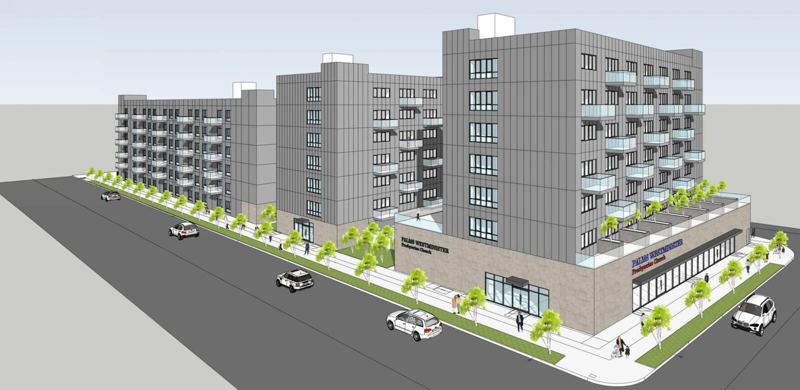 Aerial of 157-unit community