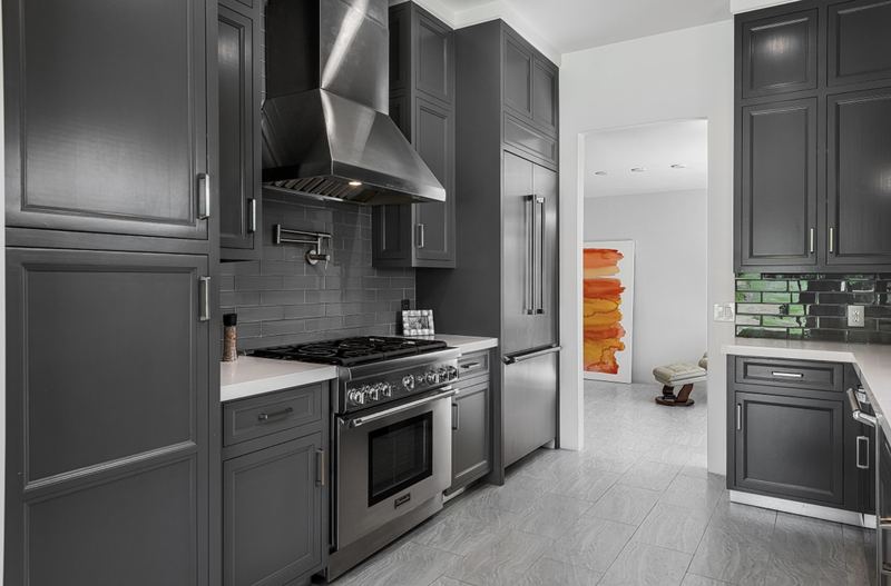 Kitchen with professional range